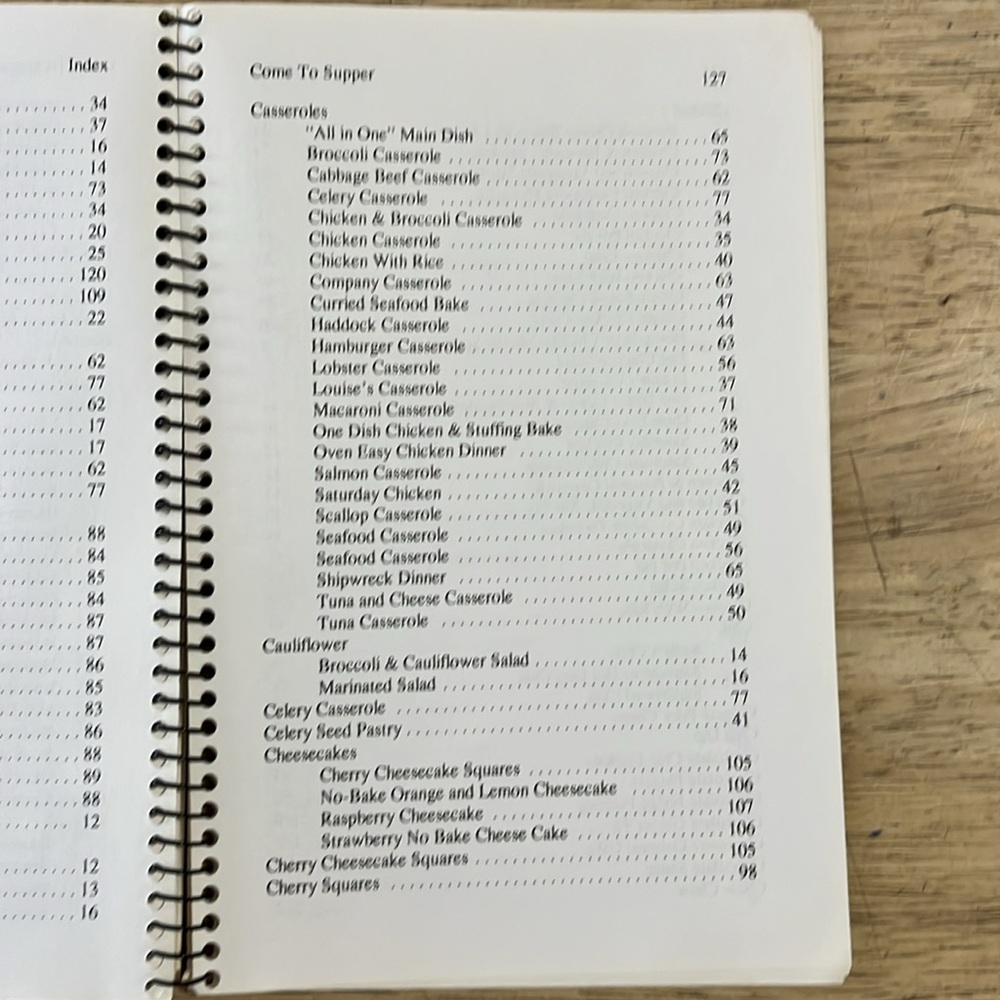 Recipe Booklet Come to Supper Favourite Recipes from Southwestern Nova Scotia - Picture 11 of 16